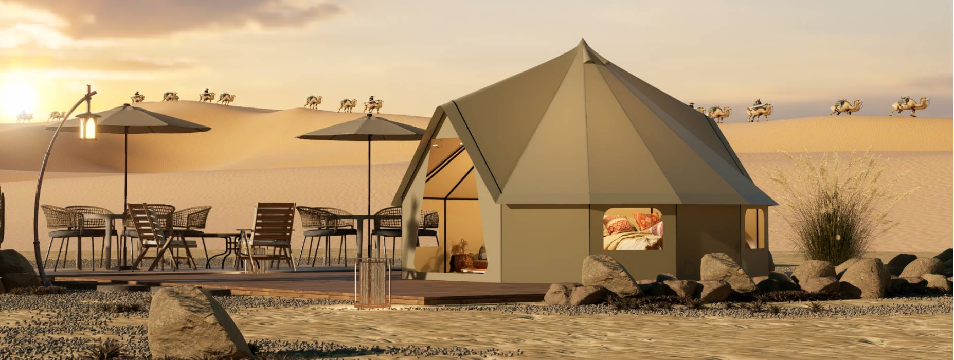 磐石市露营酒店帐篷产品